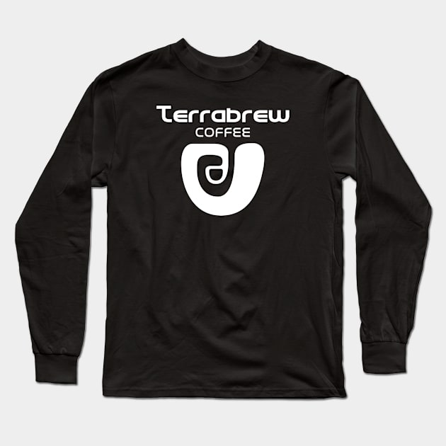 Terrabrew Coffee White - Starfield Long Sleeve T-Shirt by ArcaNexus